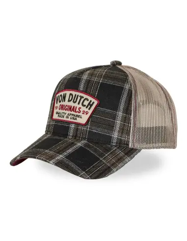 Gorra Von Dutch de Cuadros Talla Única