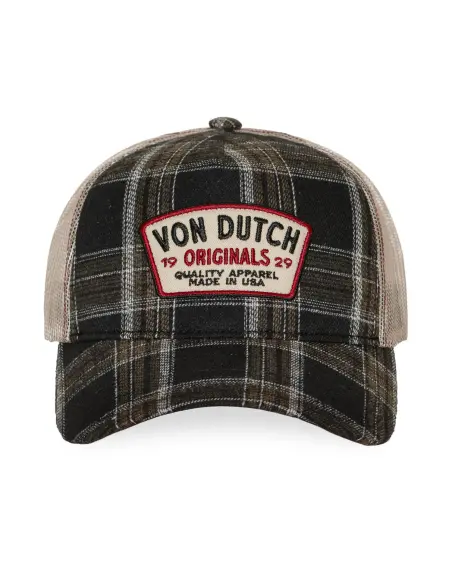 Von Dutch Plaid Cap One Size