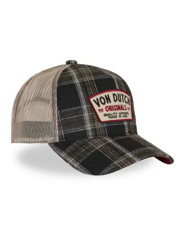Von Dutch Plaid Cap One Size