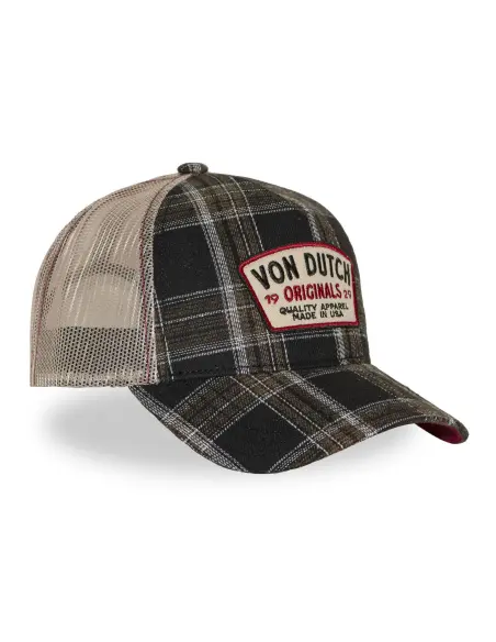 Von Dutch Plaid Cap One Size