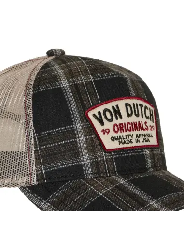 Von Dutch Plaid Cap One Size