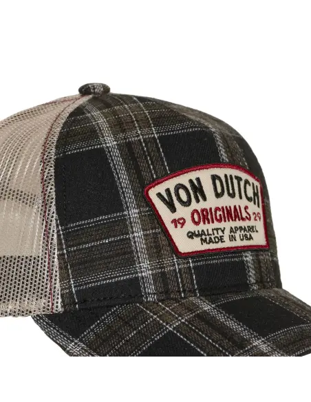 Von Dutch Plaid Cap One Size