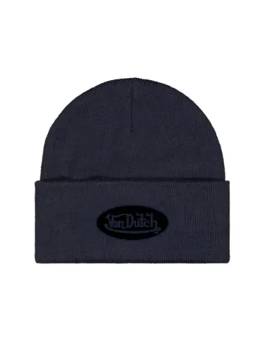 Von Dutch Navy Blue Beanie Hat One Size