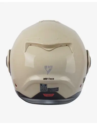 Casco BYCITY 180 Tech II Beige ECE 22.06 | Iguana Custom