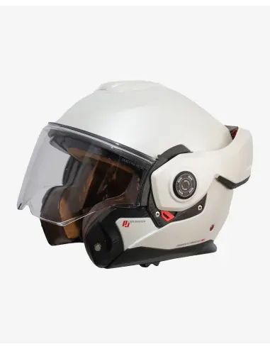 Casque BYCITY 180 Tech II Blanc Perle ECE 22.06 | Iguana Custom
