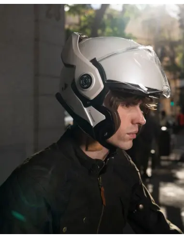 BYCITY 180 Tech II Pearl White Helmet ECE 22.06 | Iguana Custom