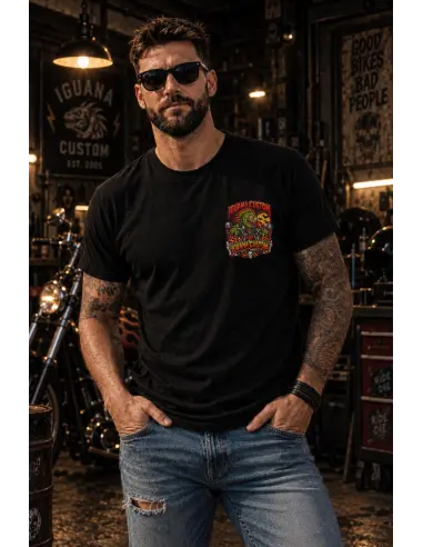 Camiseta Halloween Trick or Throttle | Iguana Custom