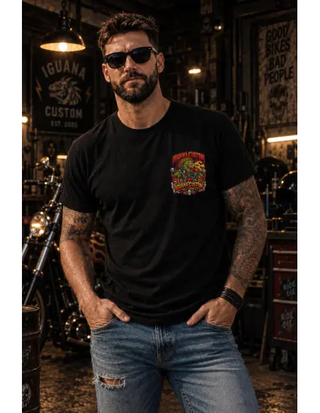Halloween Trick or Throttle T-shirt | Iguana Custom