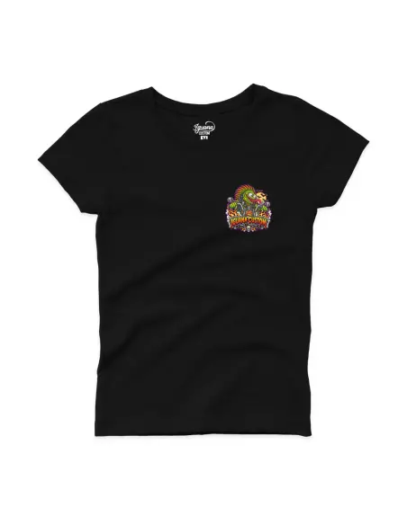 Camiseta Mulher Halloween Trick or Throttle | Iguana Custom