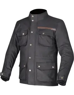 LS2 Liberty Black Waterproof Motorcycle Jacket | Iguana Custom
