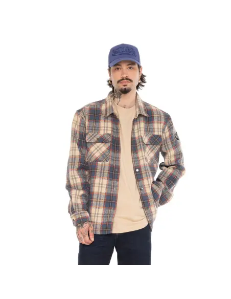 Chemise à Carreaux Von Dutch Pepper Beige
