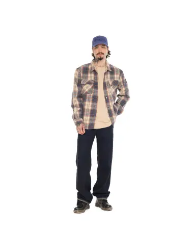 Camicia a Quadri Von Dutch Pepper Beige