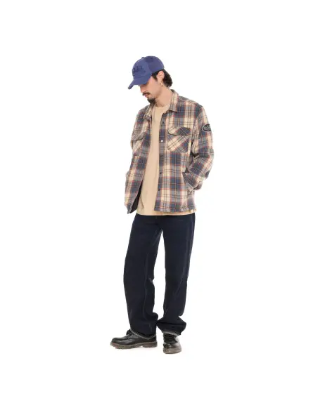 Von Dutch Pepper Beige Plaid Shirt