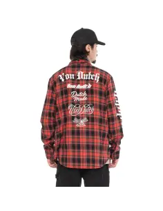 Camicia Von Dutch Juan Coral in Cotone