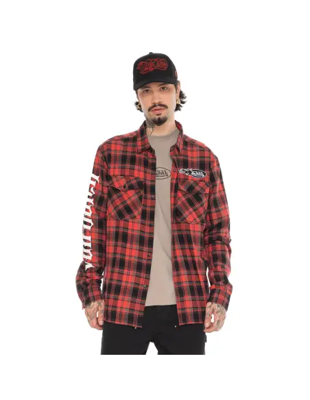 Chemise Von Dutch Juan Coral en Coton