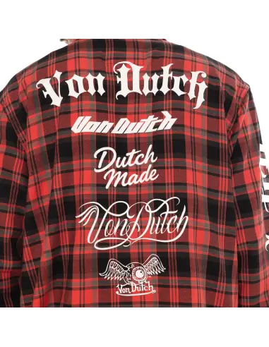 Camicia Von Dutch Juan Coral in Cotone