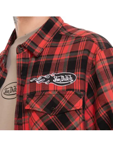 Camisa Von Dutch Juan Coral de Algodón