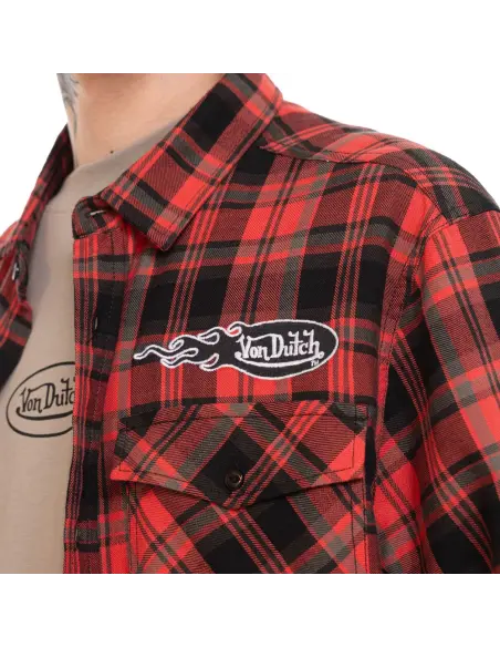 Chemise Von Dutch Juan Coral en Coton