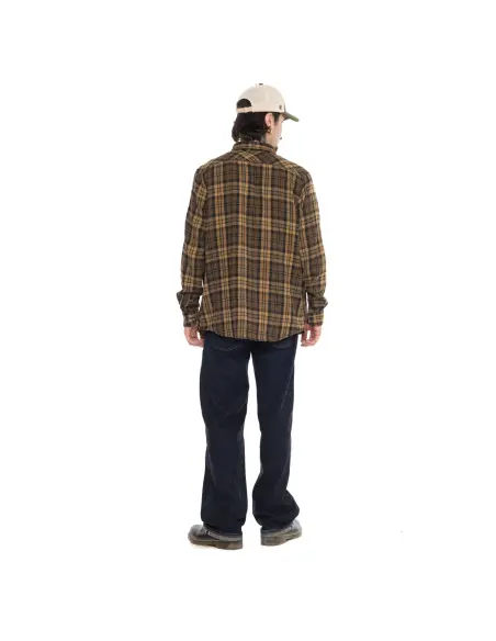 Brown Checked Shirt Jacket Von Dutch