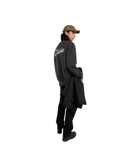 Felpa Dickies Cornville Nera | Iguana Custom