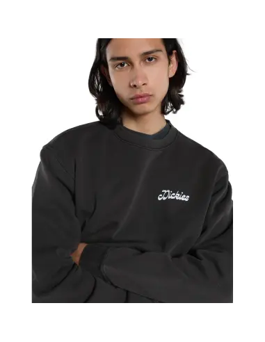Felpa Dickies Cornville Nera | Iguana Custom