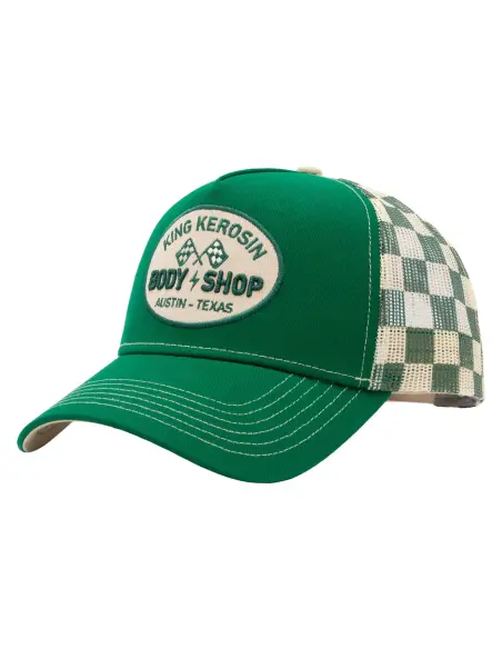 Casquette Verte King Kerosin Body Shop Taille Unique