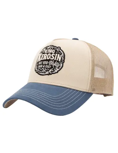 Berretto King Kerosin Hot Rod Off White