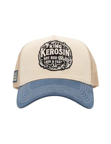 Gorra King Kerosin Hot Rod Off White