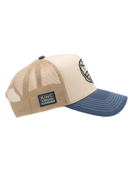 King Kerosin Hot Rod Off White Cap
