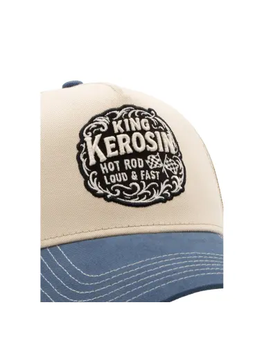 Berretto King Kerosin Hot Rod Off White