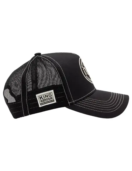 Casquette King Kerosin Born to Ride Noire