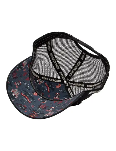 Casquette King Kerosin Born to Ride Noire