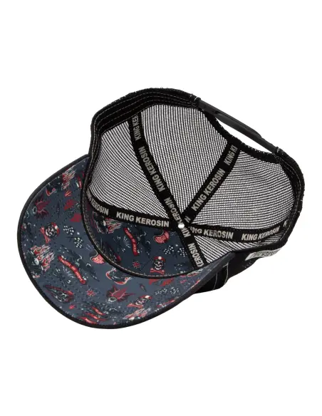 Cappello King Kerosin Born to Ride Nero