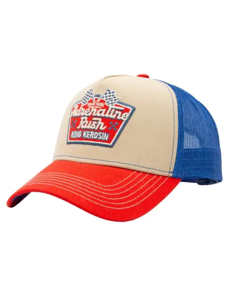 Gorra King Kerosin Adrenaline Rush Roja y Azul