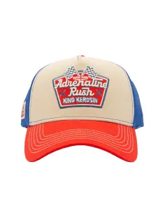 King Kerosin Adrenaline Rush Red and Blue Cap 2