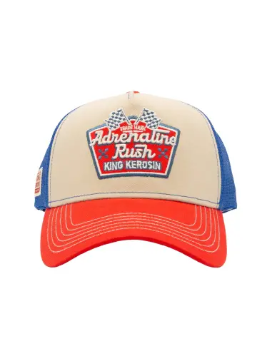 Casquette King Kerosin Adrenaline Rush Rouge et Bleue