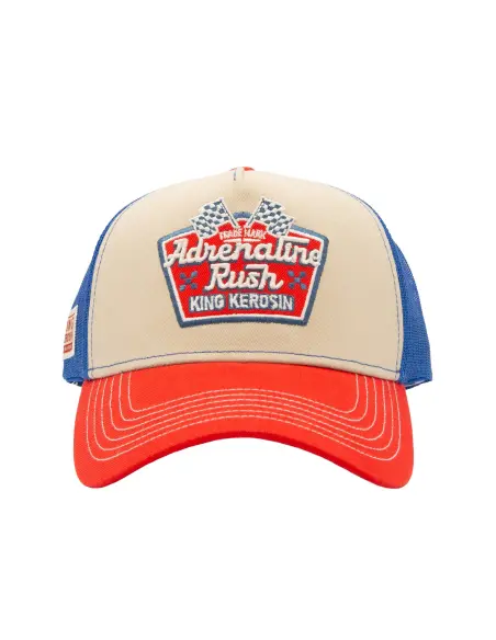 Gorra King Kerosin Adrenaline Rush Roja y Azul