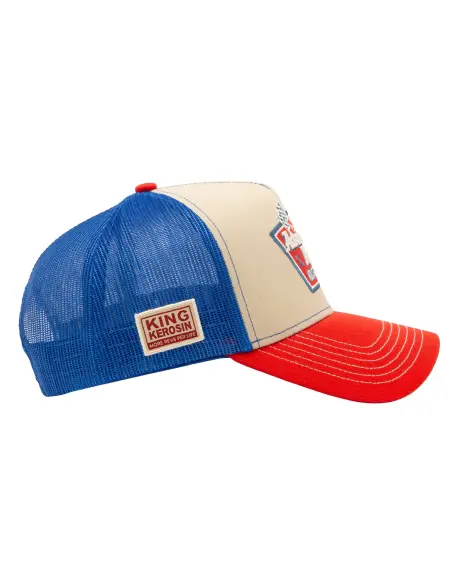 Gorra King Kerosin Adrenaline Rush Roja y Azul