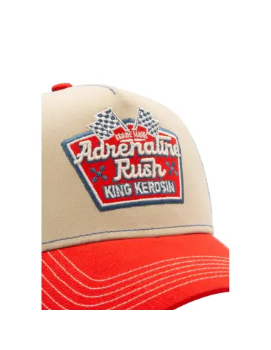 Casquette King Kerosin Adrenaline Rush Rouge et Bleue