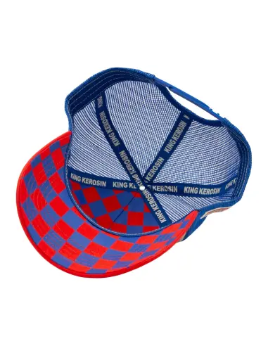 Casquette King Kerosin Adrenaline Rush Rouge et Bleue
