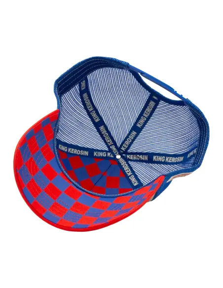 King Kerosin Adrenaline Rush Red and Blue Cap