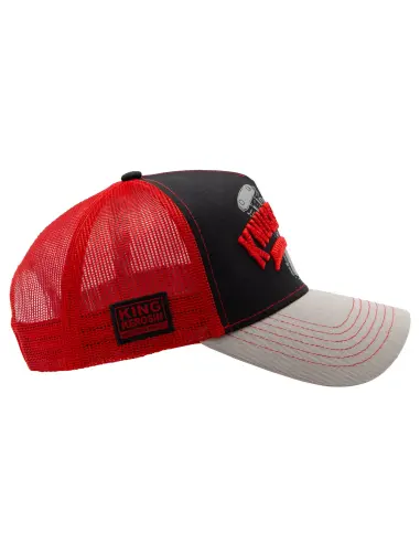 Cappello King Kerosin Knucklehead Nero e Rosso