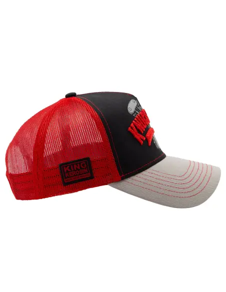 King Kerosin Knucklehead Black and Red Cap