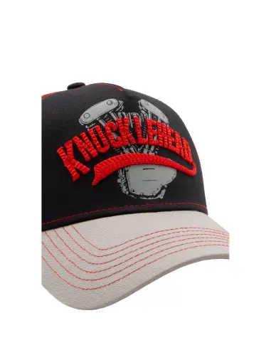 Boné King Kerosin Knucklehead Preto e Vermelho