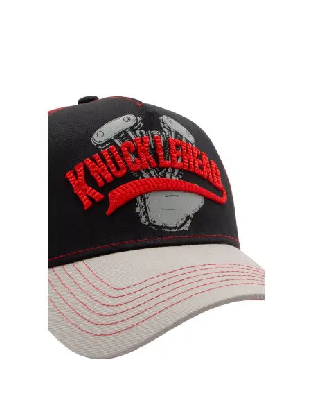 Casquette King Kerosin Knucklehead Noire et Rouge