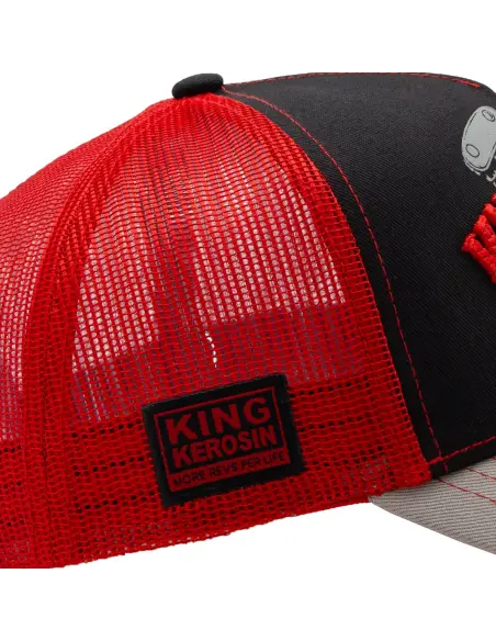 King Kerosin Knucklehead Black and Red Cap