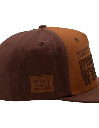 Boné Castanho King Kerosin Sponsored by Whiskey