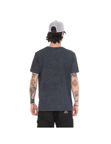 T-Shirt Von Dutch Wild Eye Noir Délavé