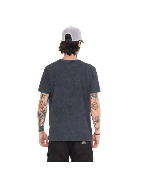 T-Shirt Von Dutch Wild Eye Nero Lavato