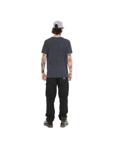 T-Shirt Von Dutch Wild Eye Noir Délavé